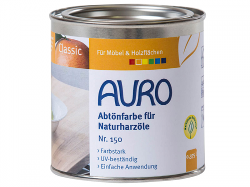 Auro Abtnfarbe fr Naturharzle 0,375 l - Nr. 150