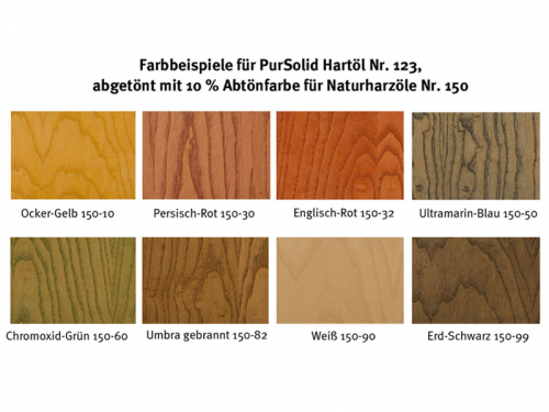 Auro Abtnfarbe fr Naturharzle Nr. 150-10 - 0,375 l - Ocker-Gelb