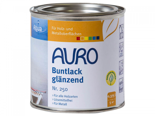 Auro Buntlack, glnzend Nr. 250-33 - 0,375 Liter - Englisch-Rot