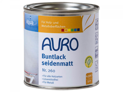 Auro Buntlack, seidenmatt Nr. 260-55 - 0,375 Liter - Ultramarin-Blau