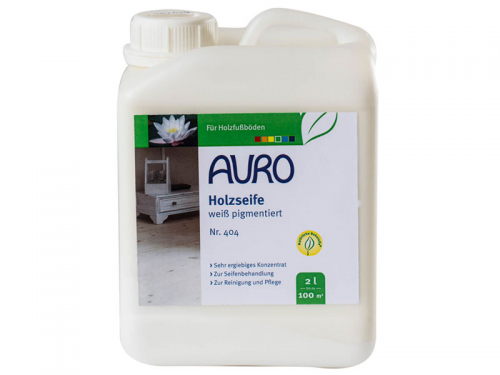 Auro Holzseife weiß-pigmentiert 2 l - Nr. 404