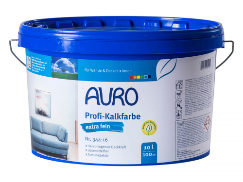 Auro Profi-Kalkfarbe extra fein Nr. 344-16 - 10 Liter