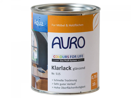 AURO COLOURS FOR LIFE Klarlack, glänzend Nr. 515 0,375 Liter