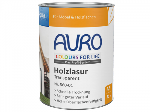 AURO COLOURS FOR LIFE Holzlasur transparent Nr. 560-01