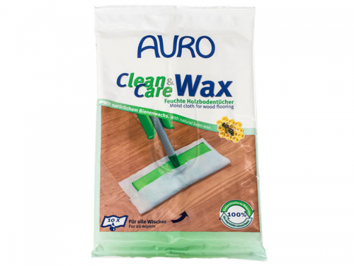 Auro Clean & Care Wax - Feuchte Holzbodentücher Nr. 680