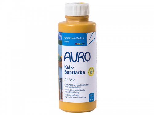 Auro Kalk-Buntfarbe Nr. 350-95 - 0,25 Liter - Anthrazit
