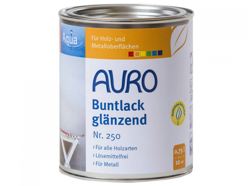 Auro Buntlack, glänzend Nr. 250-65 - 0,375 Liter - Grün