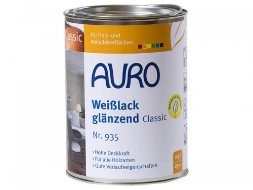 Auro Weißlack, glänzend, Classic Nr. 935