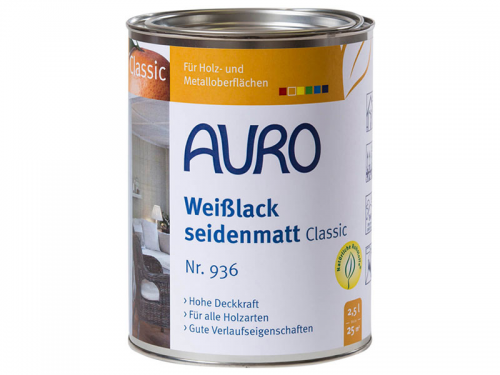 Auro Weißlack, seidenmatt, Classic Nr. 936